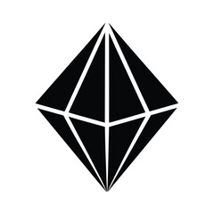 Abstract Prism Shape Icon Graphic