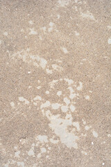 Textured concrete surface with visible grains and small pebbles serves as a rough, full-frame background