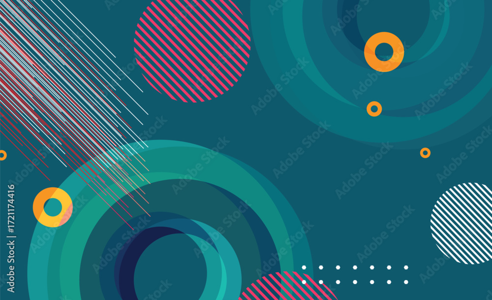Aufkleber abstract blue geometric shape background with dynamic shapes modern corporate technology concept. ab