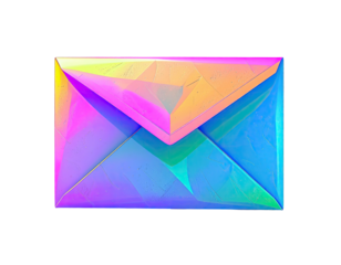 Vibrant, iridescent email icon (1)