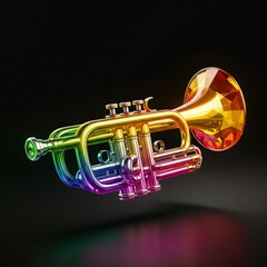 Rainbow Trumpet in Low Light