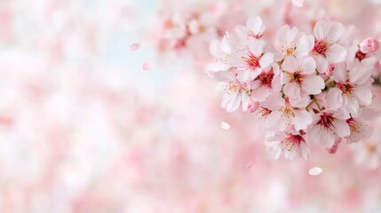 Cherry blossom blooming in spring nature photography serene environment close-up view floral beauty