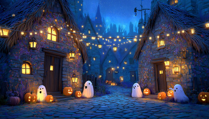 Cute Halloween Background