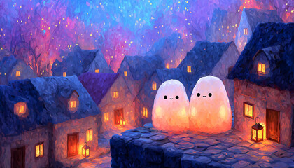 Cute Halloween Background