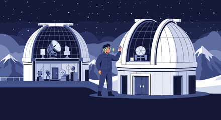 Astronomical observation: A scientist's dedication to unravelling cosmic mysteries