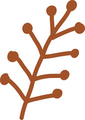 Abstract floral vector illustration with colorful leaves and blooming flowers for nature-inspired design