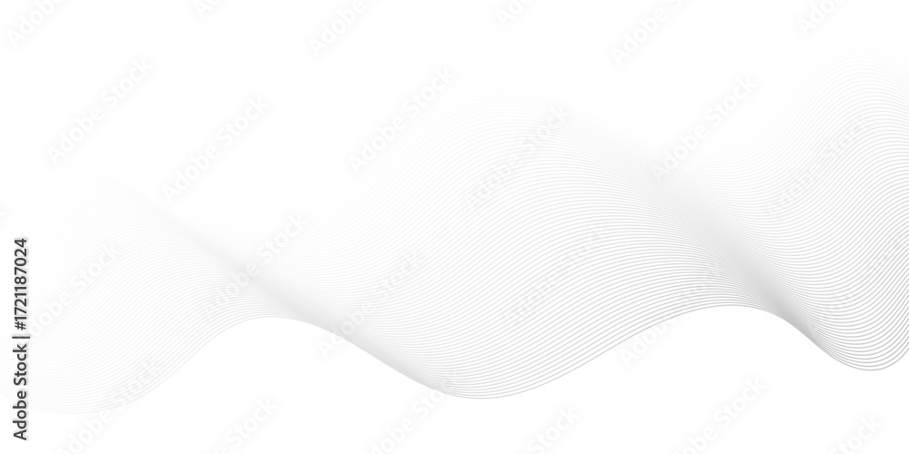 Poster vector wave digital white and gray blend futuristic technology flow tech transparent line stripe ene