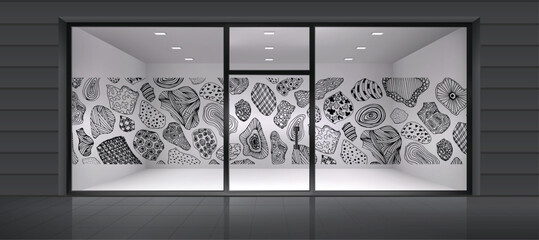 Abstract design for glass and wall graphics. Glass graphics design for Office, Train station, Supermarket, Store, Shop, Mall, Boutique, Home glass partition.