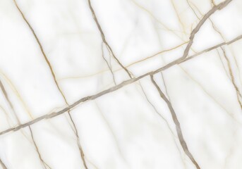 White Marble Texture with Golden Veins - Elegant Natural Stone Background