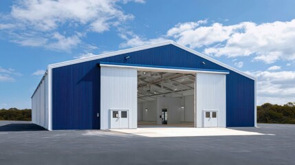 Obraz premium factory building exterior