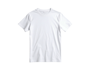 Blank white crew neck t-shirt, short sleeves (2)