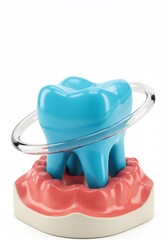 健康な歯　3Dモデル　歯周病予防