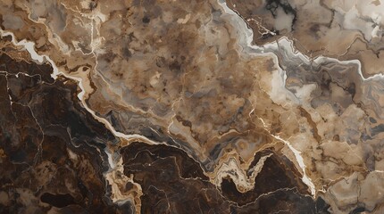 Obraz premium Abstract Brown and Beige Marble Texture Background