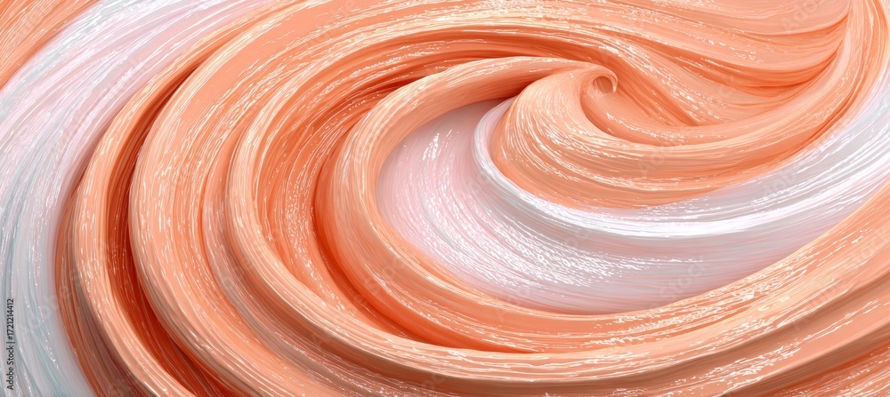 Aufkleber elegant abstract design featuring warm white tones with smooth gradient and soft textured surfaces