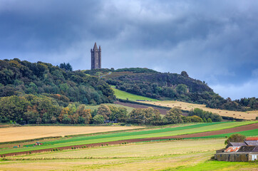 Scrabo Tower Harvest Time Northern Ireland