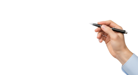 Gender-neutral adult hand holding a black pen pointing at a glowing lightbulb-shaped word cloud with "MENTAL HEALTH" and "LIVING" on a white-to-light-grey background, copy space, concept of holistic