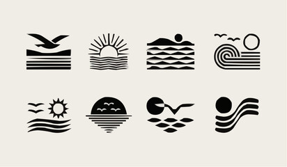 set of vector icons for christmas