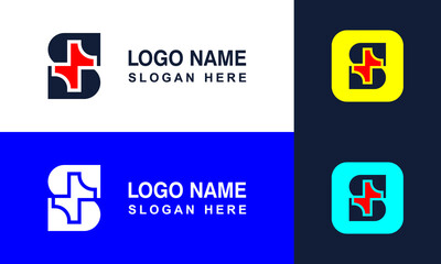 Modern S thunder logo