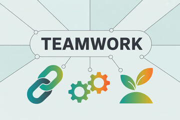 Teamwork concept Diverse hands together Collaboration illustration Paper cut style Vector graphic