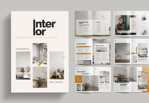 Interior Brochure Layout
