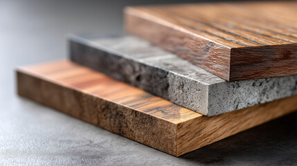 close up of profiles of premium metal coated in wood finish in a lifestyle setting, moody hues, elegant, modern corporate design