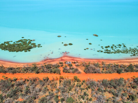 Remote coastline, in The Kimberley, Roebuck Bay, Western Australia