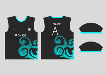 Creative and corporate  jersey  design Template