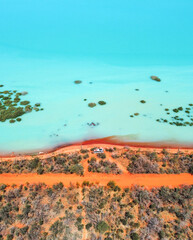 Aerial View of Roebuck Bay, Broome, Western Australia © Clare