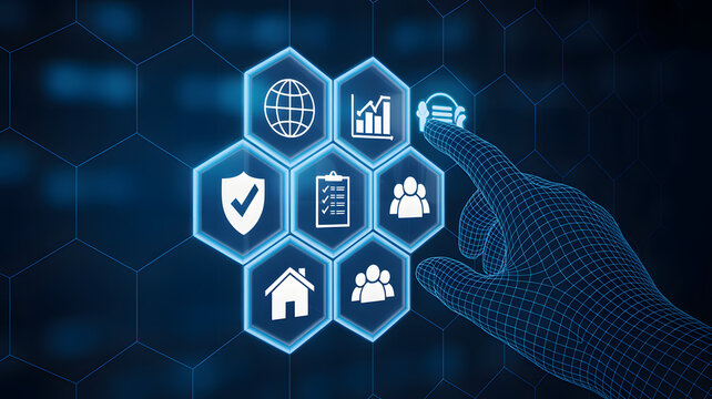 Digital transformation empowers business growth: Secure operations, global reach, team collaboration, and real-time data insights with a tap of your hand - Powered by Adobe