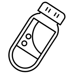 Medicine Alert Minimalist Icon Design