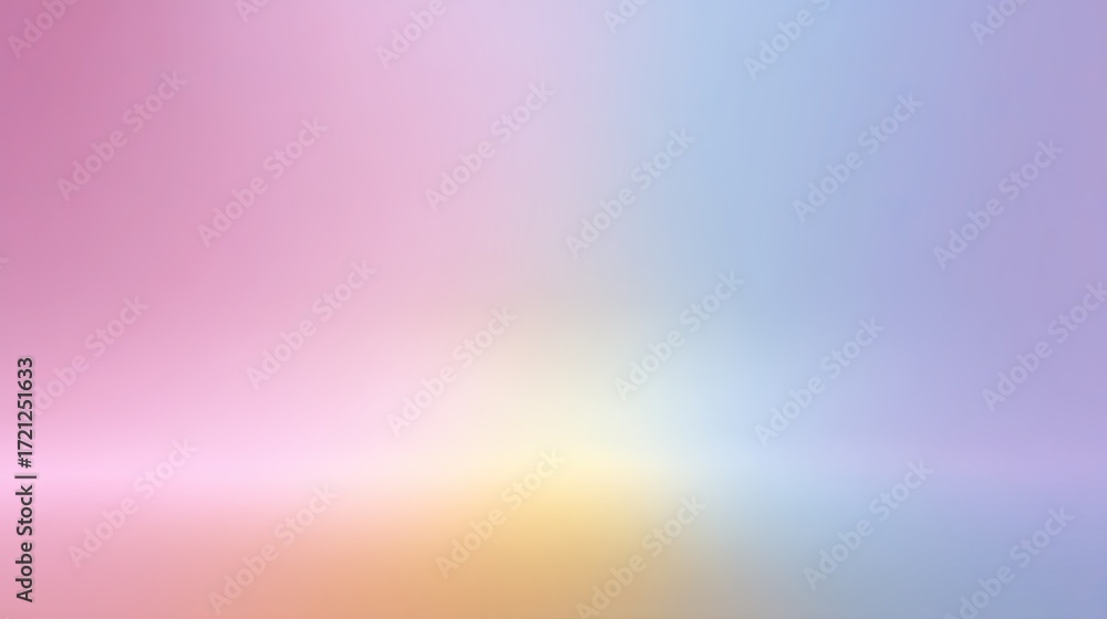 Aufkleber soft gradient background with pastel colors creating a calm and serene atmosphere for design project