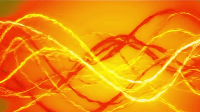 Abstract glowing wavy lines on  background