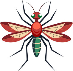 mosquito sucking blood