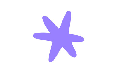 starfish isolated on white