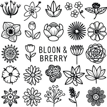 set-of-20-consistent-line-art-flowers---bloom---be (4).eps