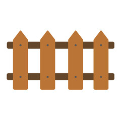 Wooden Fence Illustration