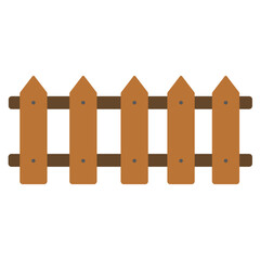 Wooden Fence Illustration