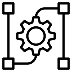 Workflow icon vector illustration	
