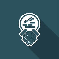 Fototapeta premium Construction agreement