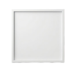 White square ceiling light, modern interior, bright background, home improvement
