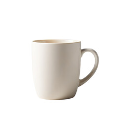Off-white mug, studio shot, beverage, clean background, mockup