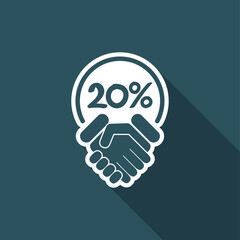 Discount label icon
