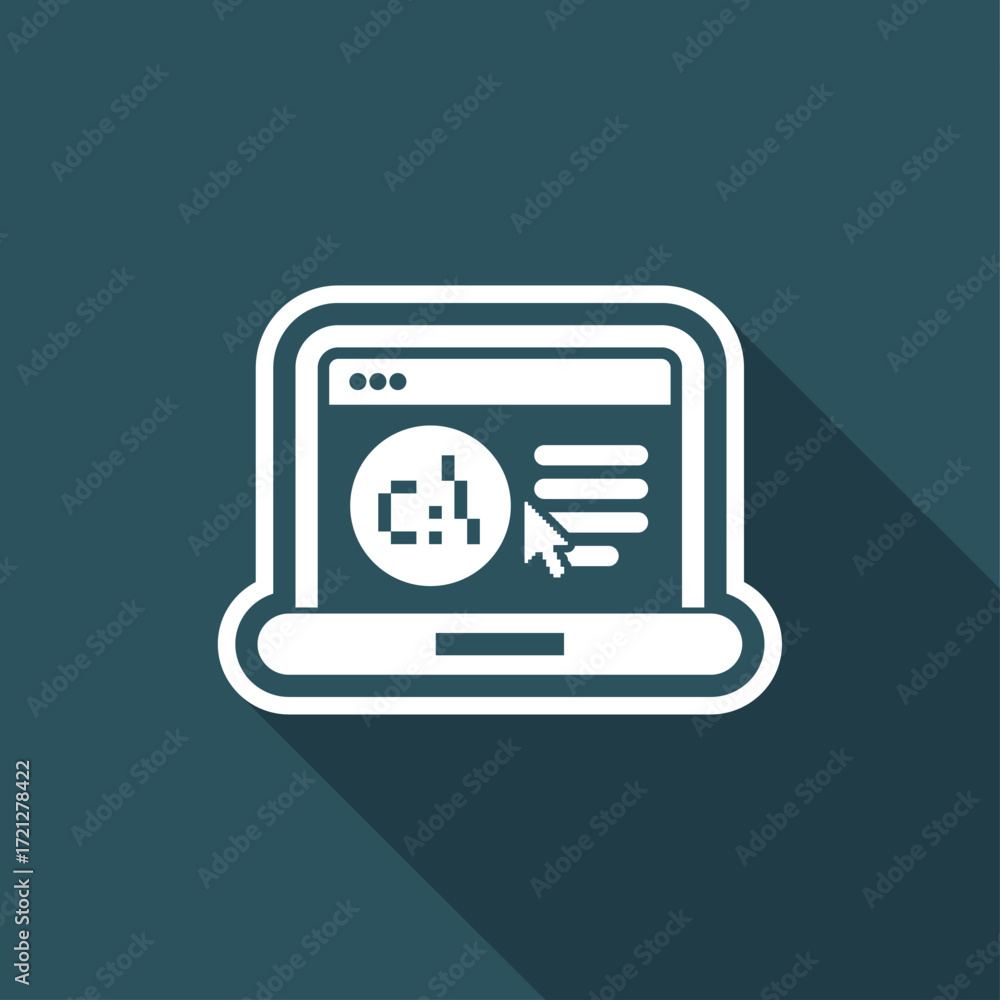 Poster software language webpage icon