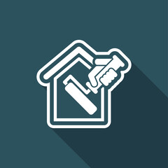 Painter roll icon © Myvector