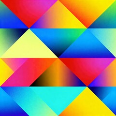 Colorful Abstract Geometric Pattern