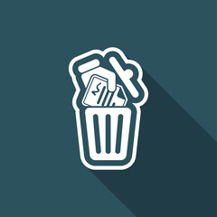 Destroy official documents - Vector icon