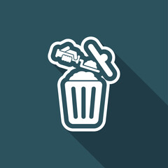 Disposal of construction materials