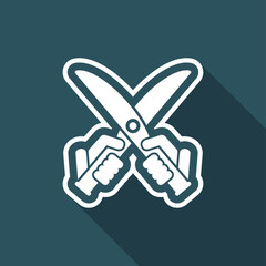 Fototapeta premium Shears icon