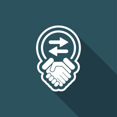 Exchange agreement icon