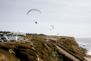 Portugalia klif Portugal paralotnia